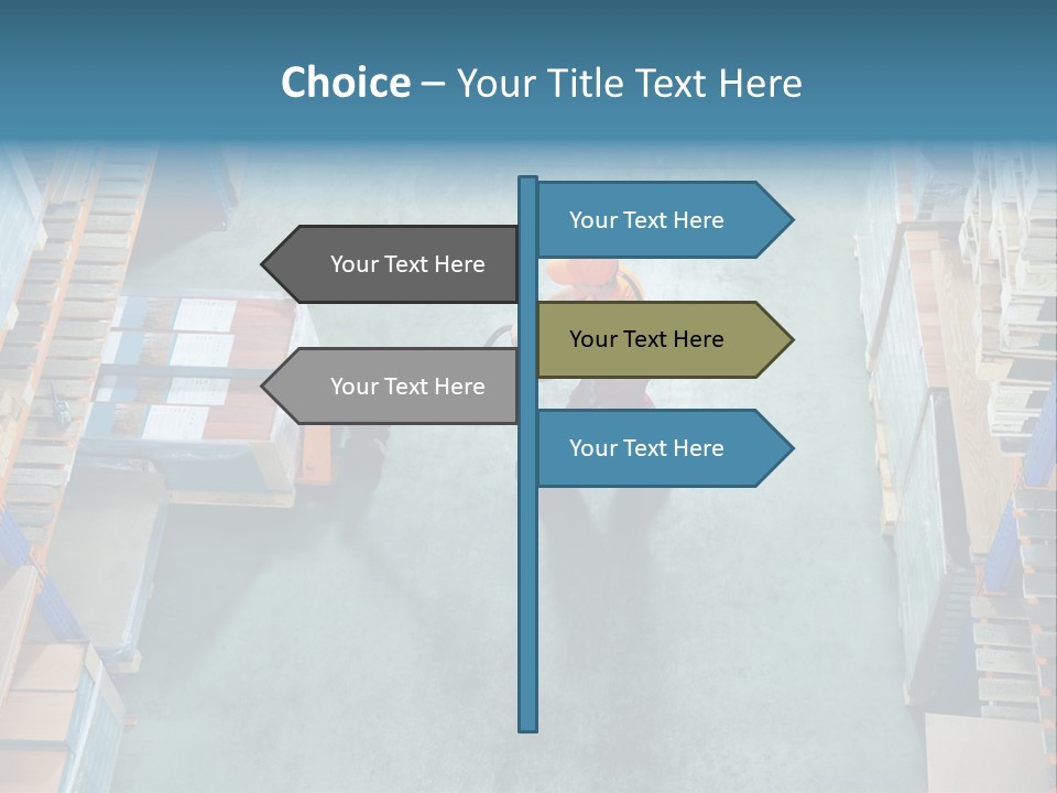 Moving Stacker Manufacturing PowerPoint Template
