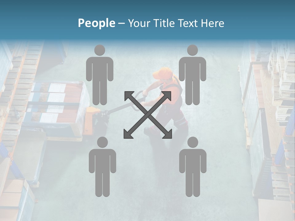 Moving Stacker Manufacturing PowerPoint Template