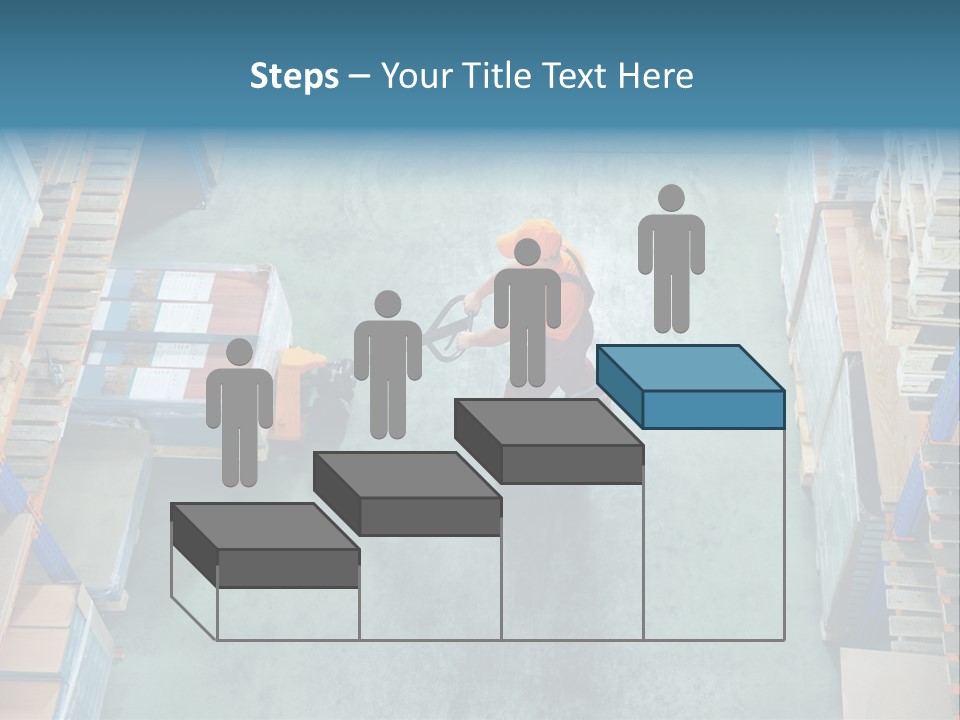 Moving Stacker Manufacturing PowerPoint Template