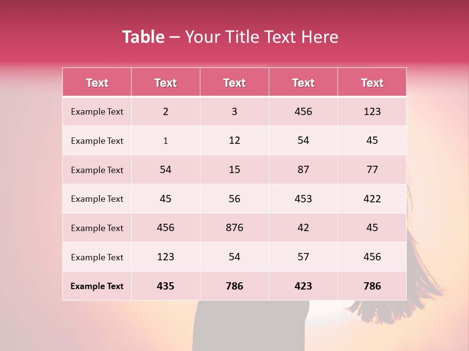 Model Leisure  PowerPoint Template