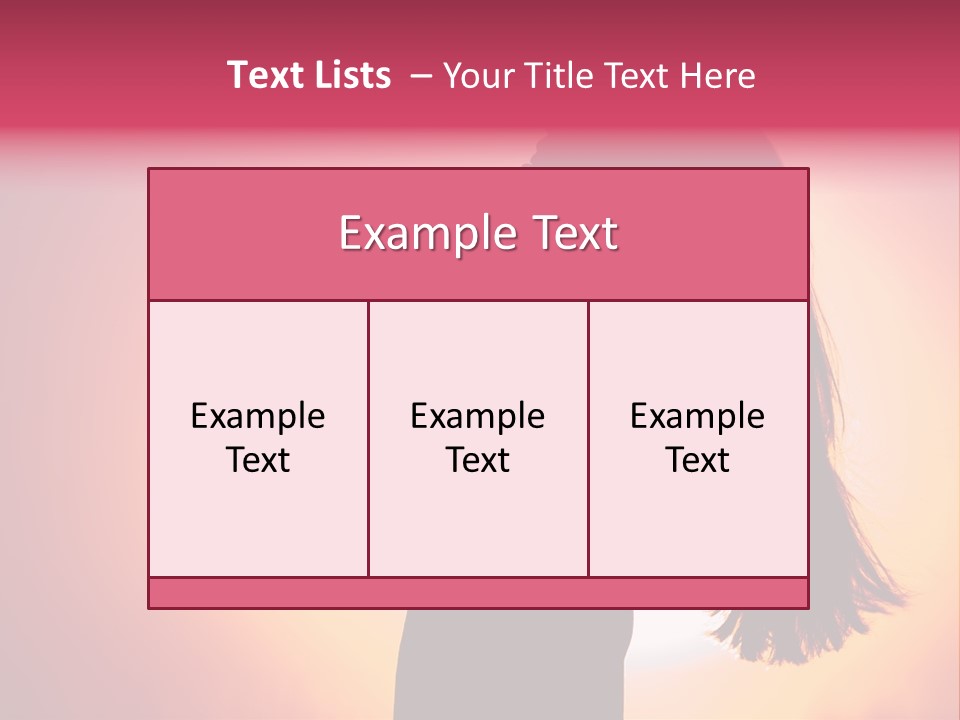 Model Leisure  PowerPoint Template