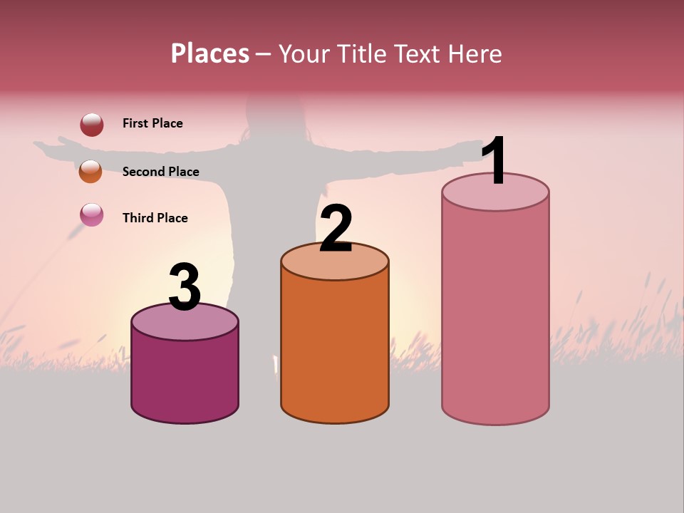 Woman Person Outdoor PowerPoint Template