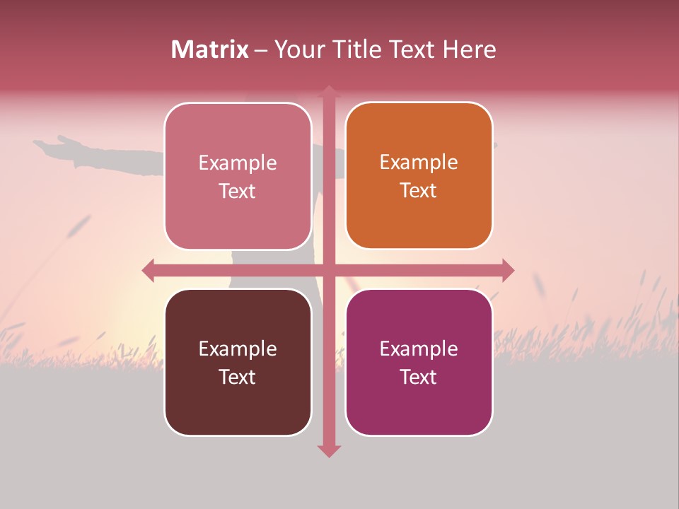 Woman Person Outdoor PowerPoint Template