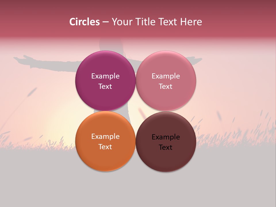 Woman Person Outdoor PowerPoint Template