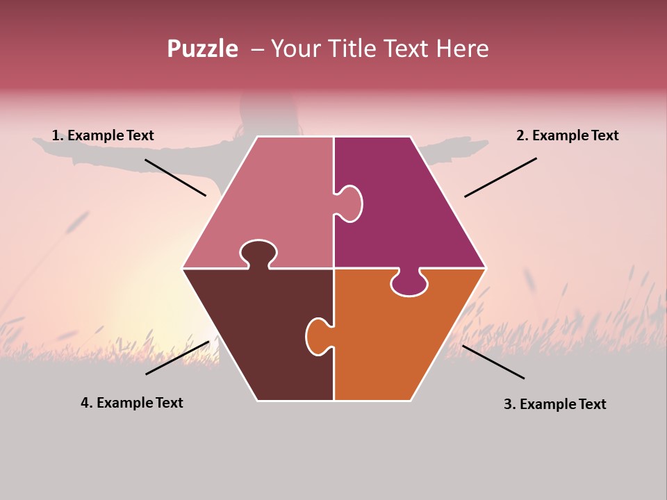 Woman Person Outdoor PowerPoint Template