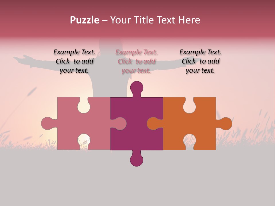 Woman Person Outdoor PowerPoint Template