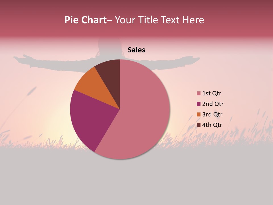 Woman Person Outdoor PowerPoint Template