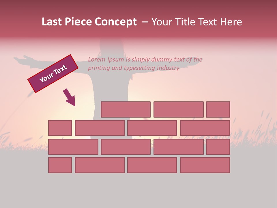 Woman Person Outdoor PowerPoint Template