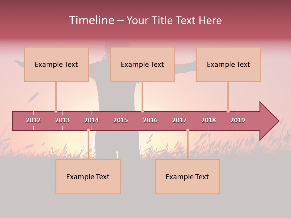 Woman Person Outdoor PowerPoint Template