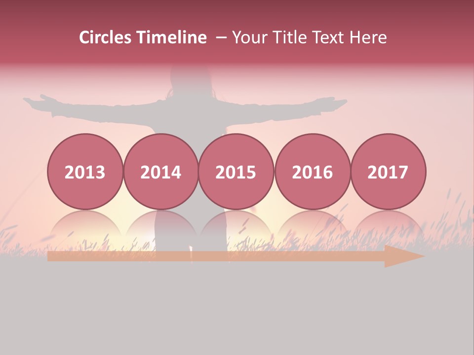 Woman Person Outdoor PowerPoint Template