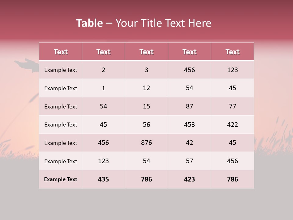 Woman Person Outdoor PowerPoint Template