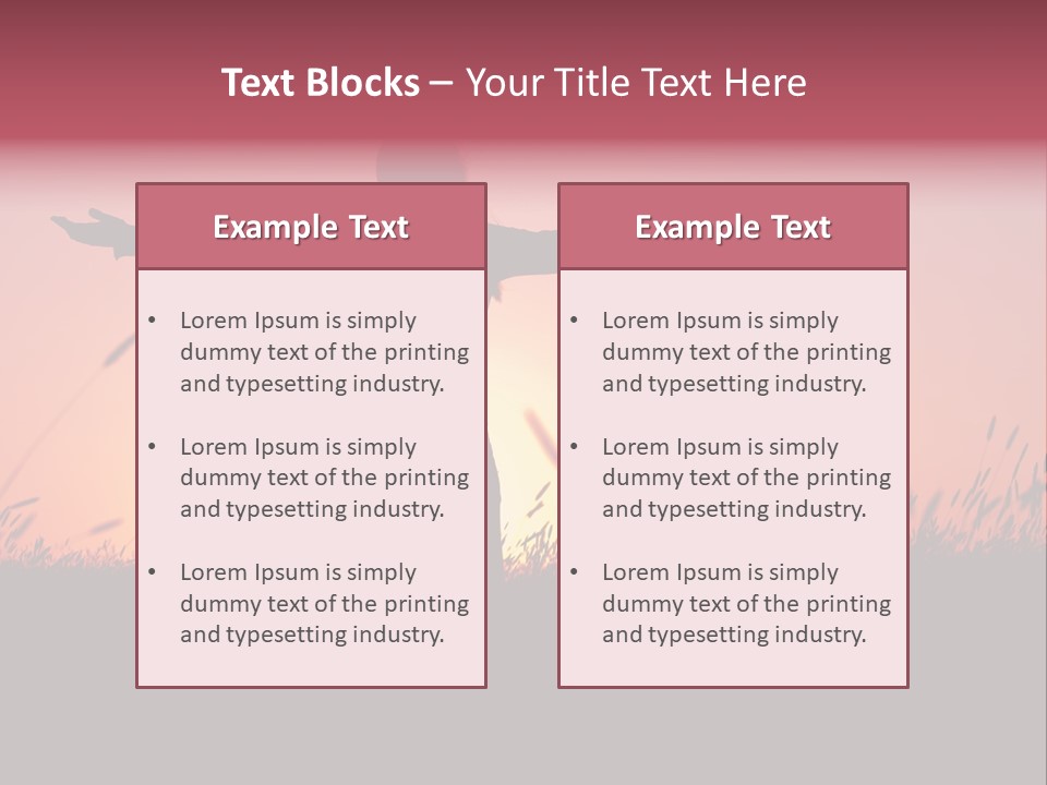 Woman Person Outdoor PowerPoint Template