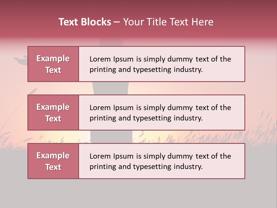 Woman Person Outdoor PowerPoint Template