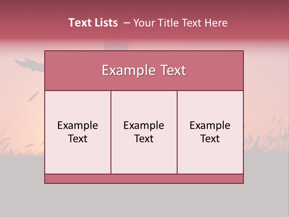 Woman Person Outdoor PowerPoint Template