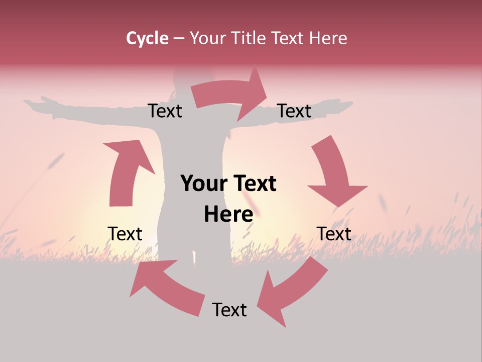 Woman Person Outdoor PowerPoint Template