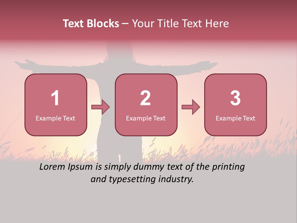 Woman Person Outdoor PowerPoint Template