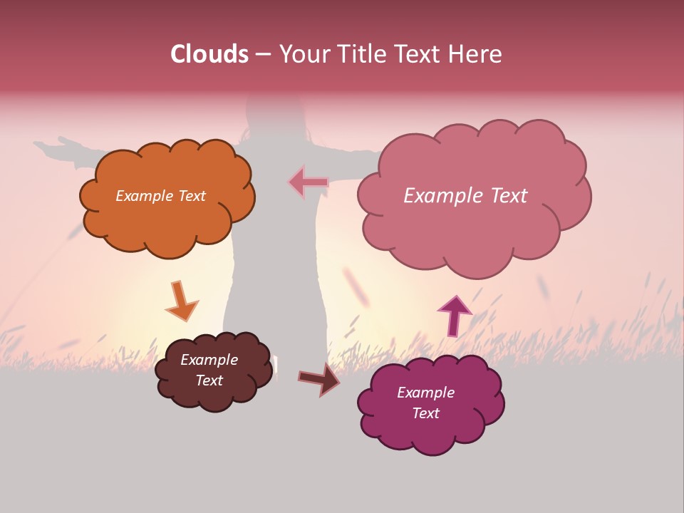 Woman Person Outdoor PowerPoint Template