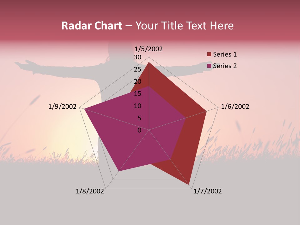 Woman Person Outdoor PowerPoint Template