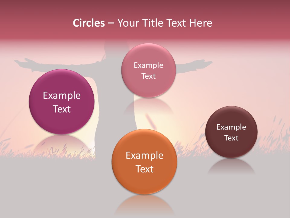 Woman Person Outdoor PowerPoint Template