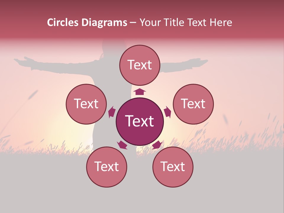 Woman Person Outdoor PowerPoint Template