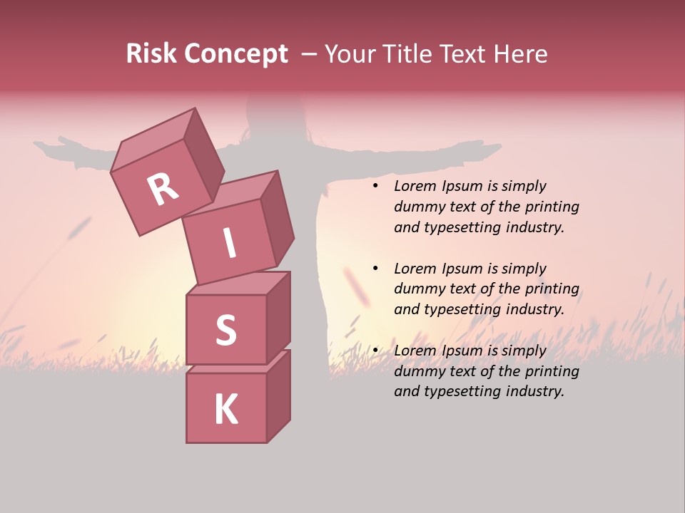 Woman Person Outdoor PowerPoint Template