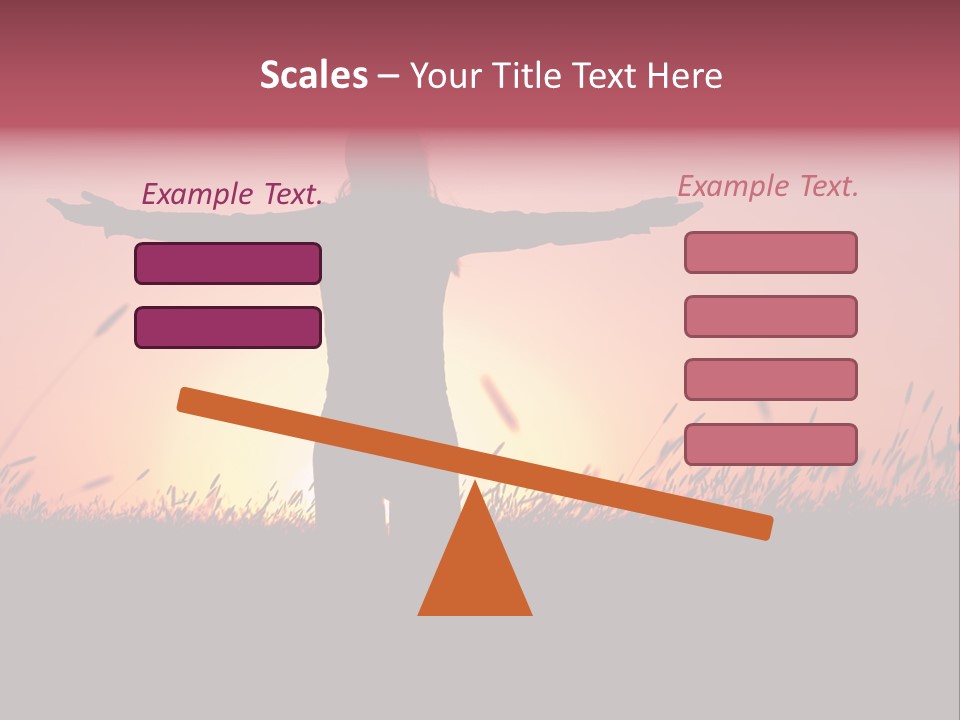 Woman Person Outdoor PowerPoint Template