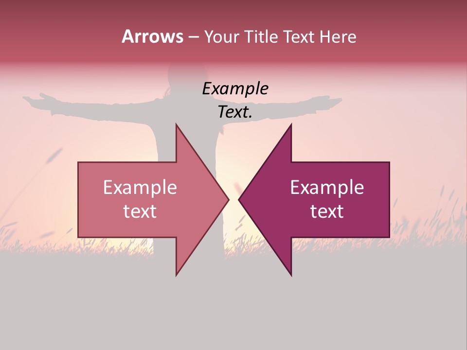 Woman Person Outdoor PowerPoint Template