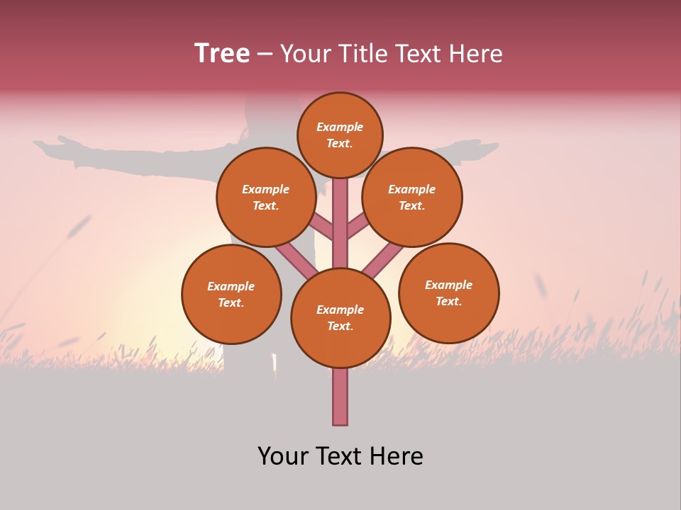 Woman Person Outdoor PowerPoint Template