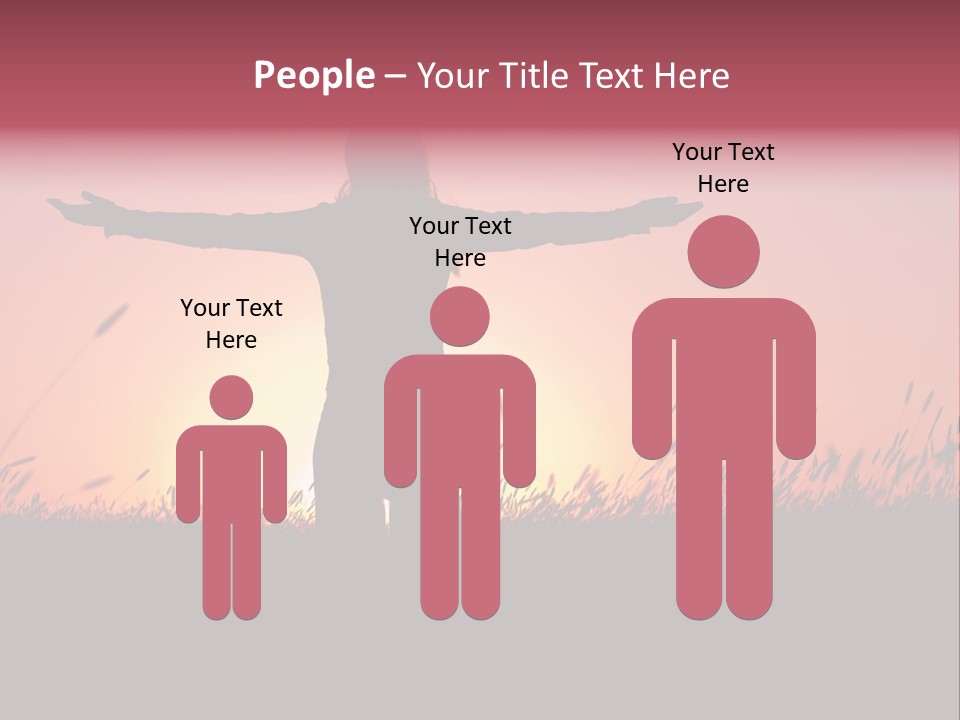 Woman Person Outdoor PowerPoint Template