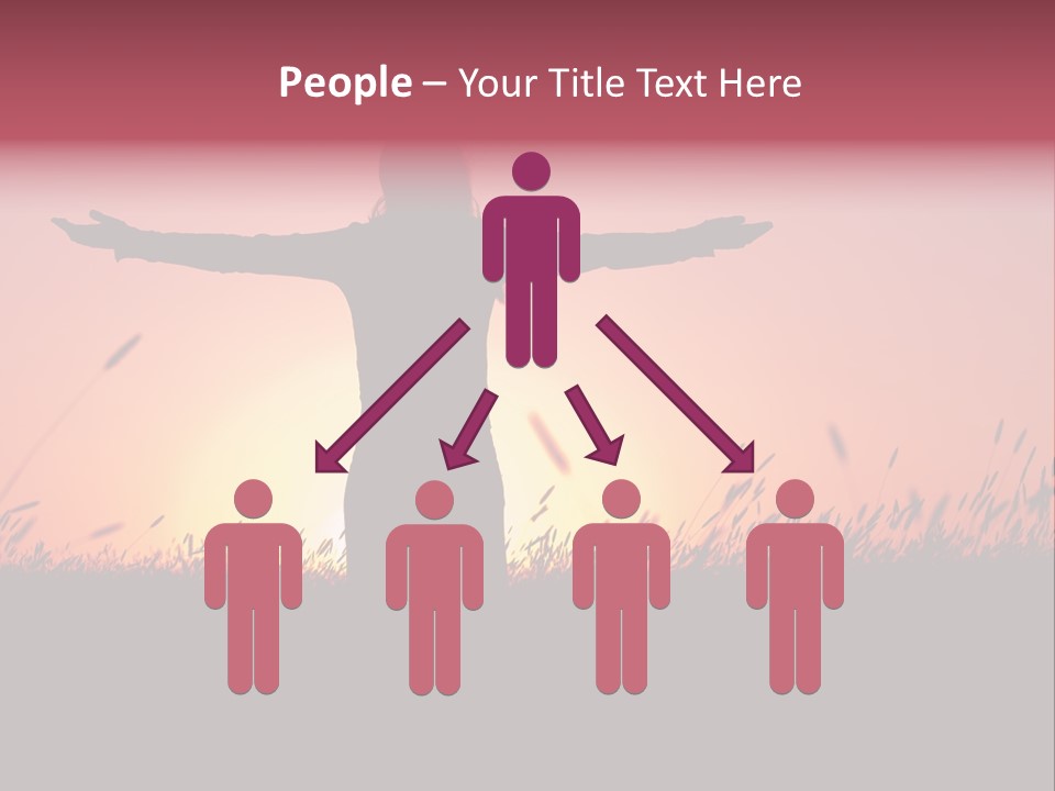 Woman Person Outdoor PowerPoint Template