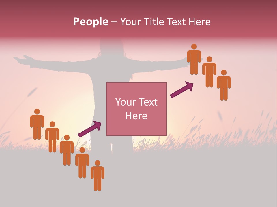 Woman Person Outdoor PowerPoint Template