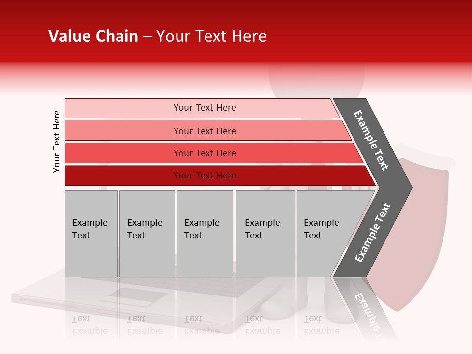 Shield Digital Character PowerPoint Template