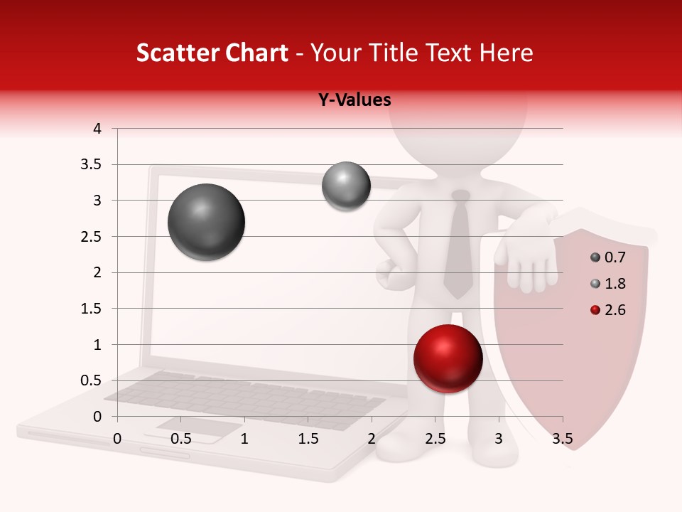 Shield Digital Character PowerPoint Template