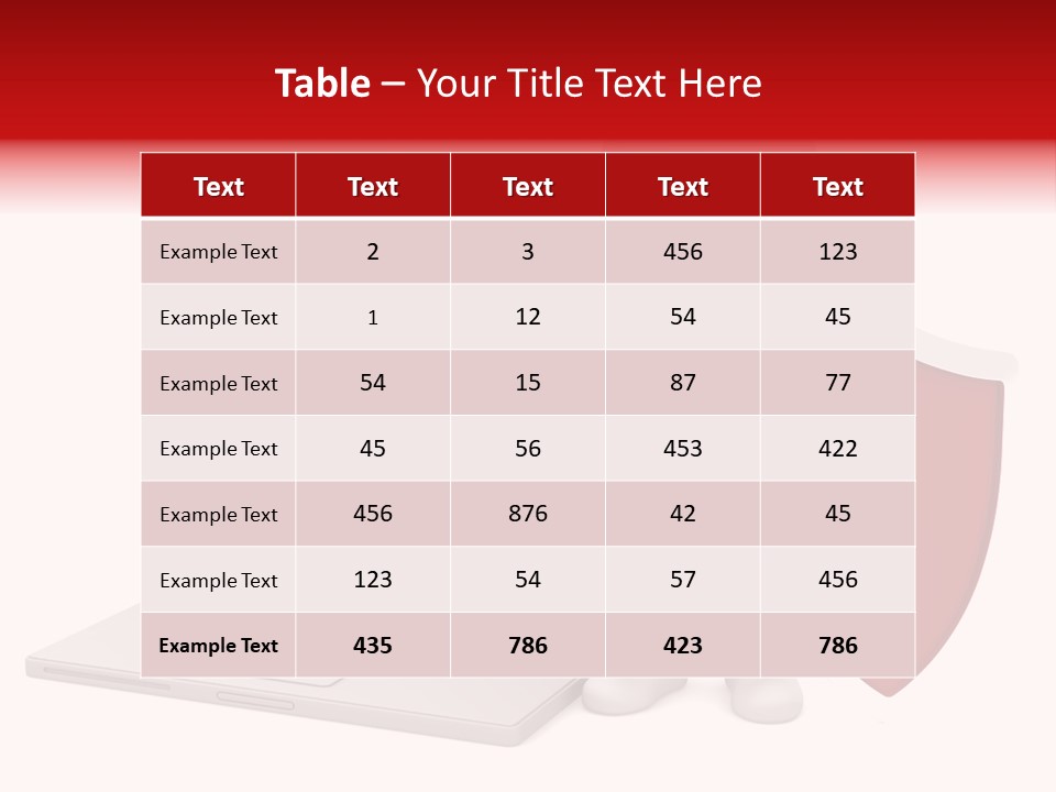 Shield Digital Character PowerPoint Template