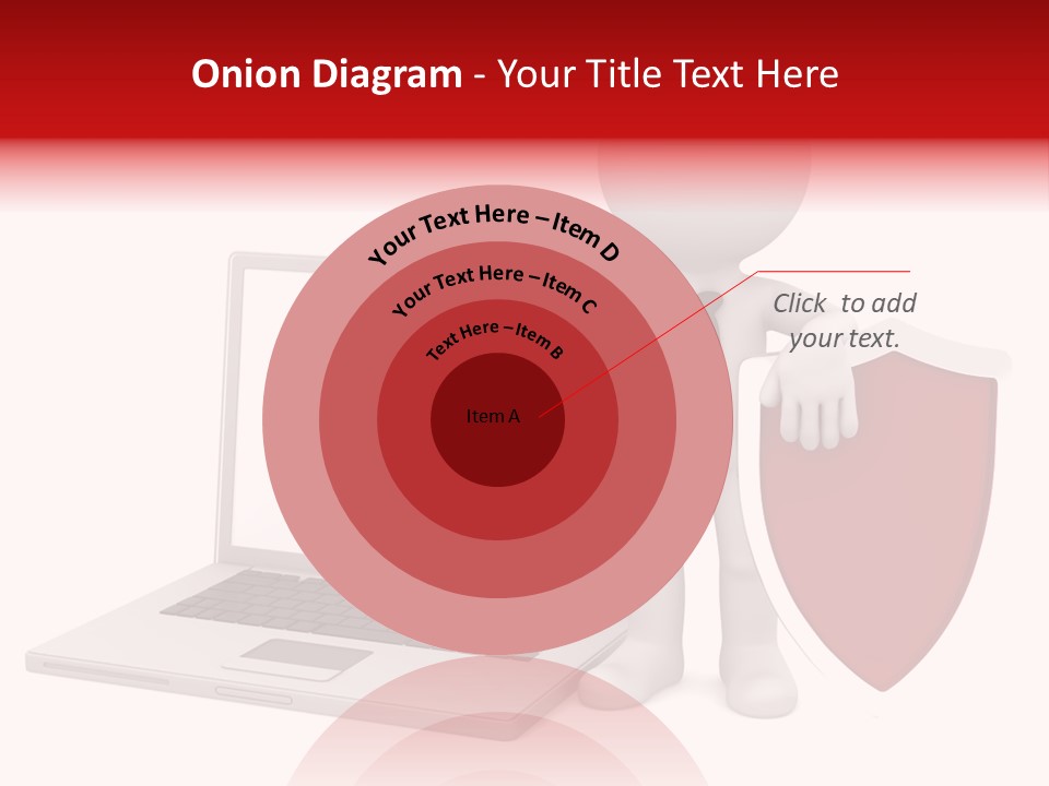 Shield Digital Character PowerPoint Template