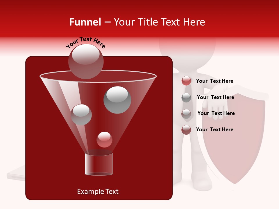 Shield Digital Character PowerPoint Template