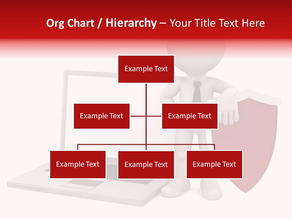 Shield Digital Character PowerPoint Template
