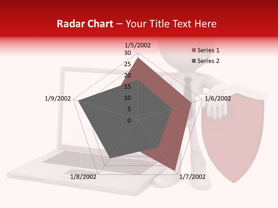 Shield Digital Character PowerPoint Template
