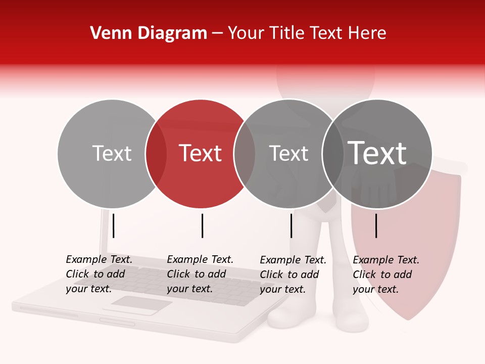 Shield Digital Character PowerPoint Template