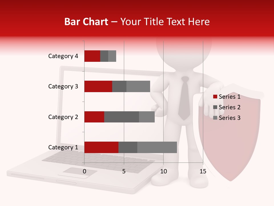 Shield Digital Character PowerPoint Template