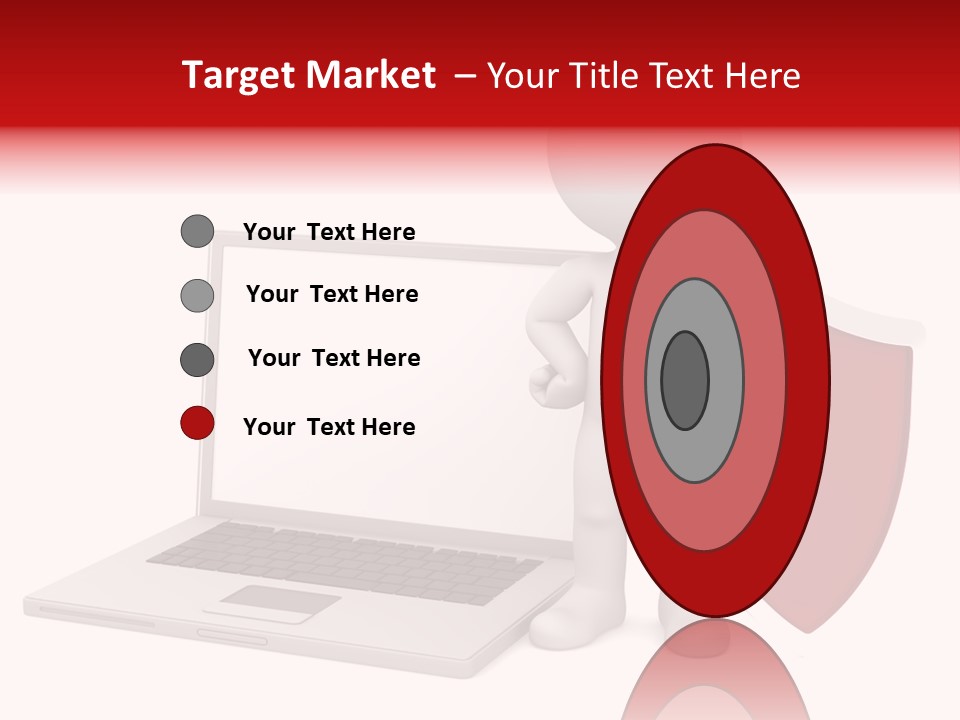 Shield Digital Character PowerPoint Template