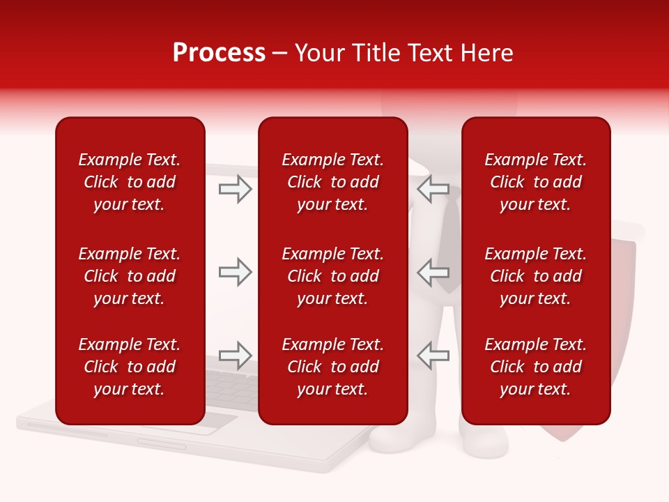 Shield Digital Character PowerPoint Template