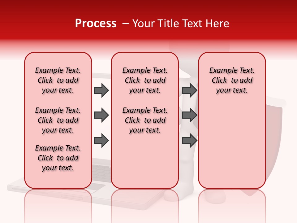 Shield Digital Character PowerPoint Template