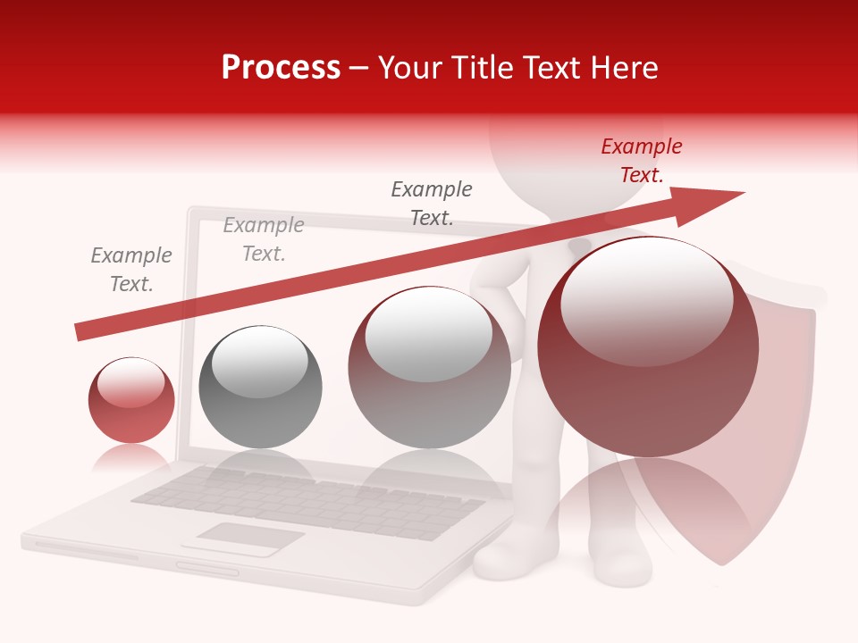 Shield Digital Character PowerPoint Template
