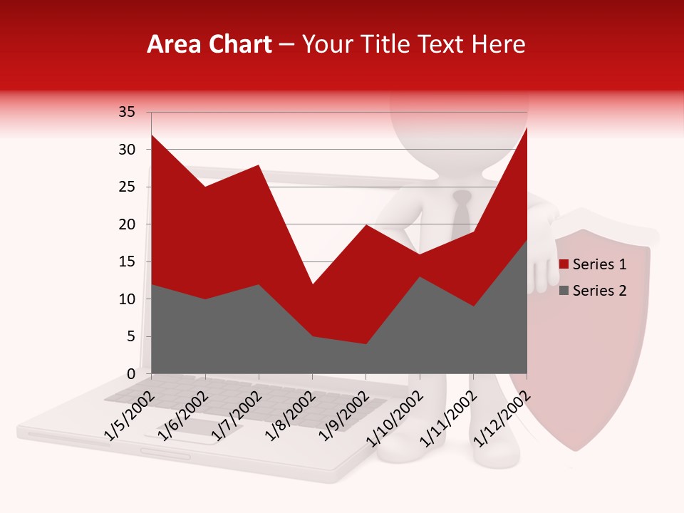 Shield Digital Character PowerPoint Template