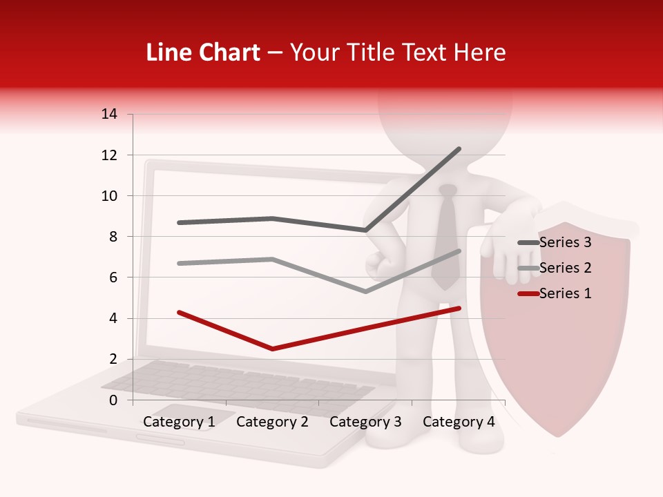 Shield Digital Character PowerPoint Template