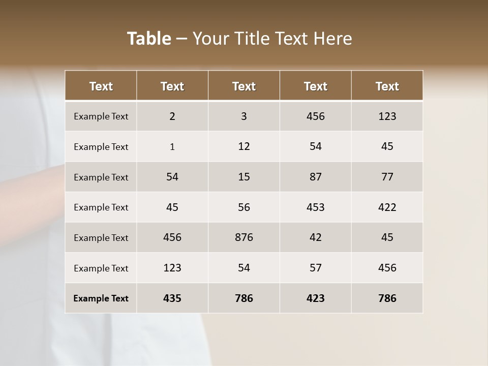 Caucasian Computer Healthcare PowerPoint Template