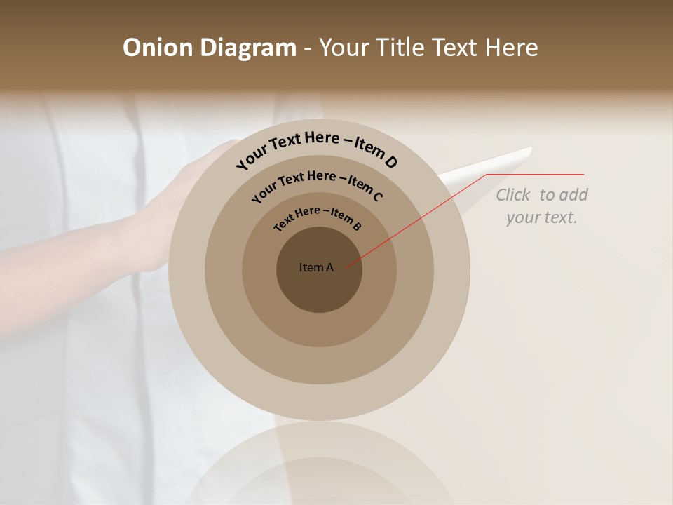 Caucasian Computer Healthcare PowerPoint Template