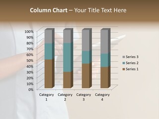 Caucasian Computer Healthcare PowerPoint Template