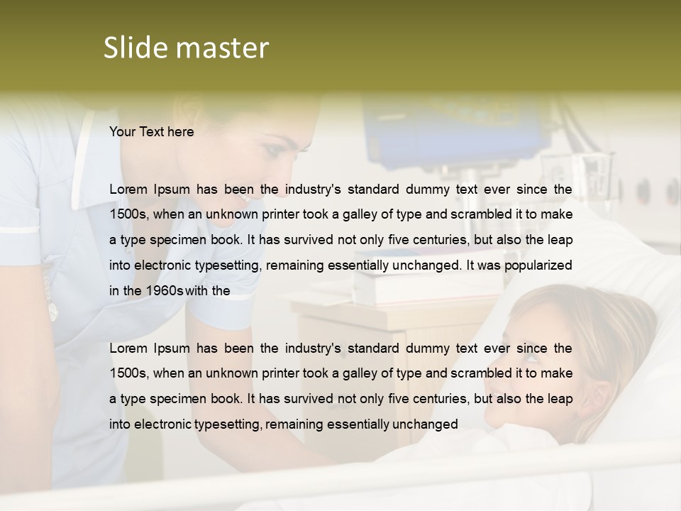 Sick Accident And Emergency Hospital PowerPoint Template